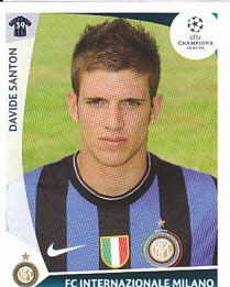 Davide Santon Internazionale Milano samolepka UEFA Champions League 2009/10 #368